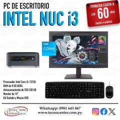 PC de Escritorio Intel NUC i3
